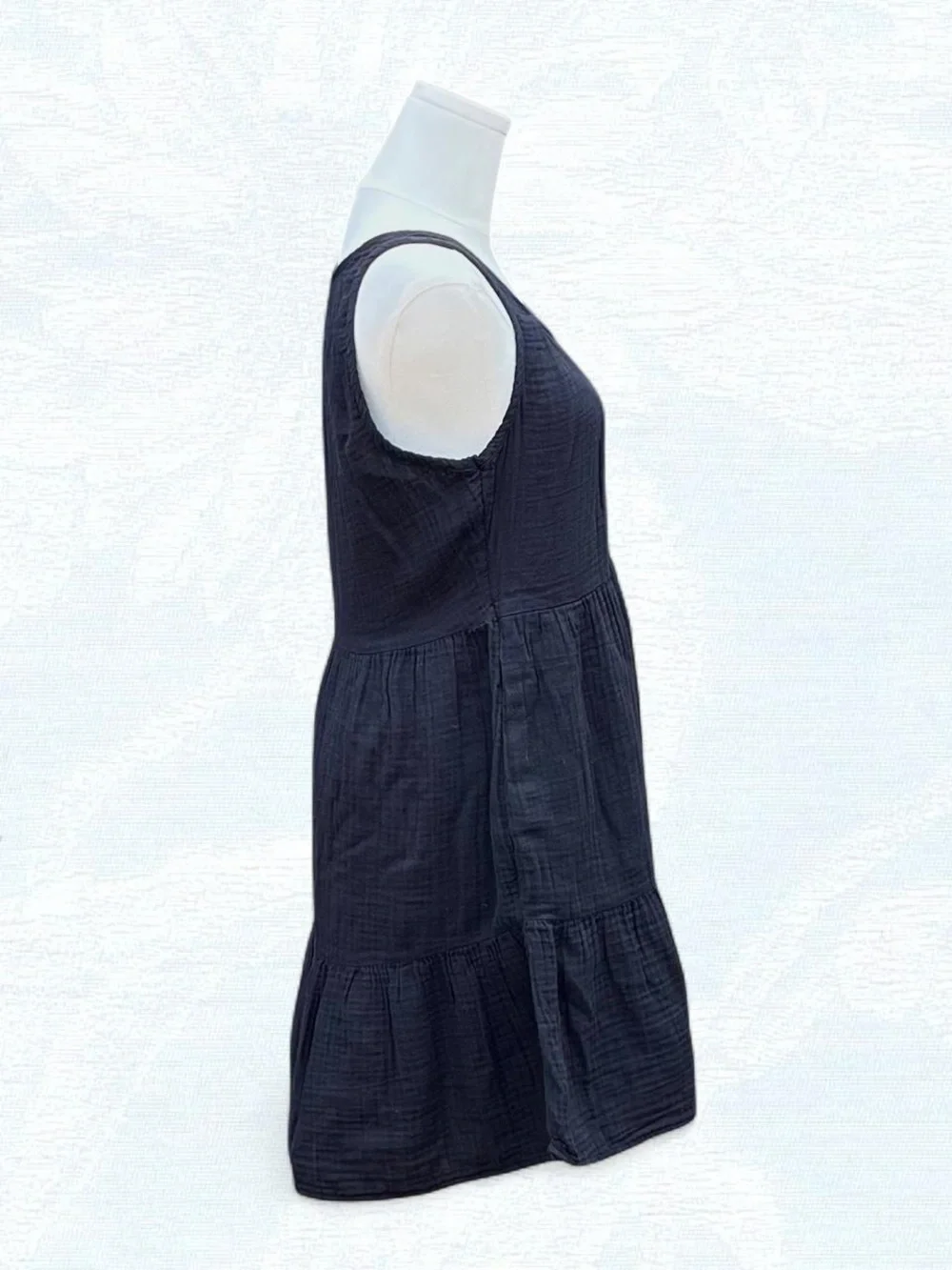 Universal Thread Black Tiered Ruffle Dress - Picture 4 of 6